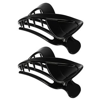 2 pc Plastic Hair Claws Hair Clips For Women 3.39"x1.89"x0.91"