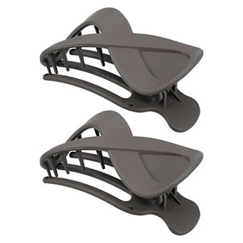 2 pc Plastic Hair Claws Hair Clips For Women 3.39"x1.89"x0.91"