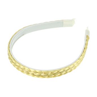 1 pc Headband Double Strands Synthetic Hair Plaited 0.67 Inch Wide