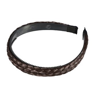 1 pc Headband Double Strands Synthetic Hair Plaited 0.67 Inch Wide