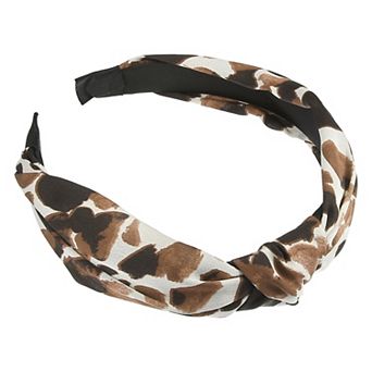 Leopard Headband Top Knot Cheetah Headband Print Hairbands For Women