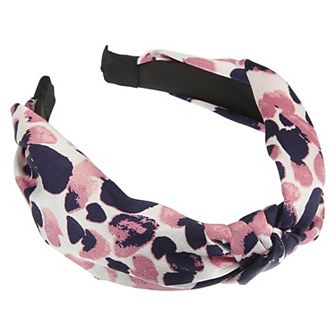 Leopard Headband Top Knot Cheetah Headband Print Hairbands For Women