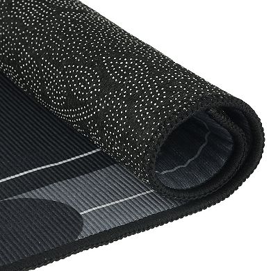 Washable Geometric Modern Kitchen Mats Set Of 2 Pcs, 20" X 32" + 20" X 63"