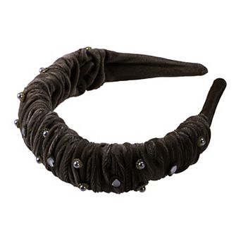 1 pc Rhinestone Headband Bling Padded Hairband Sparkle 1.57 Inch Wide