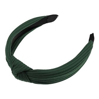 Textured Cotton Knot Headband Soft Hairband for Women 1.3 Inch Wide
