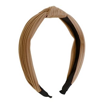 Textured Cotton Knot Headband Soft Hairband for Women 1.3 Inch Wide