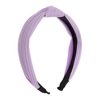 Textured Cotton Knot Headband Soft Hairband for Women 1.3 Inch Wide