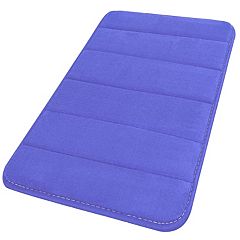 Azulina Cali Bath Mat - Cobalt Blue - Blue - Size: Mat - 20 x 40