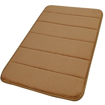 Household Memory Foam Absorbent Non-slip Shower Carpet Bath Mat Rug, 24" X 16"