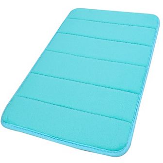 Household Memory Foam Absorbent Non-slip Shower Carpet Bath Mat Rug, 24" X 16"