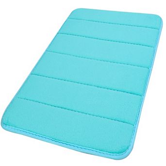Household Memory Foam Absorbent Non-slip Shower Carpet Bath Mat Rug, 24" X 16"