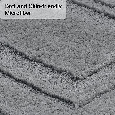 Memory Cotton Bath Kitchen Bathroom Mat Pad Carpet Rug Doormat 2 In 1, 24" X 16"; 31" X 20"