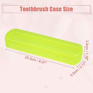 Lightweight Toothbrush Holders Case For Travel 2.17"x1.38"x8.07"
