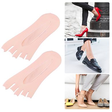 6 Pair Toe Socks Breathable Toe Compression Socks Split Non-Slip Nylon
