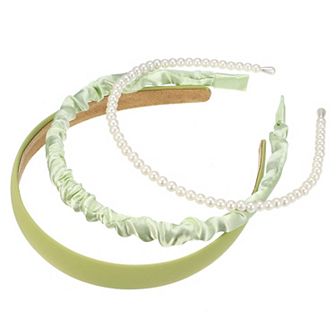 3 pc Fashion Headbands Set Pearl Hair Accessories For Women Party