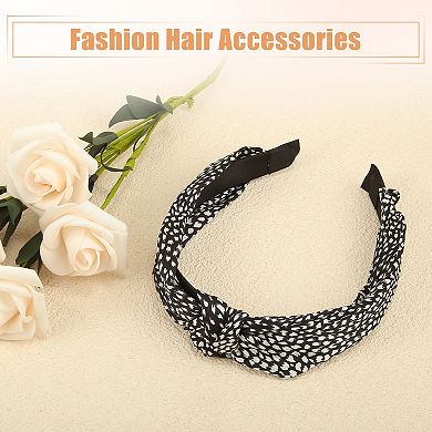 Leopard Headband Top Knot Cheetah Headband Print Headbands For Women