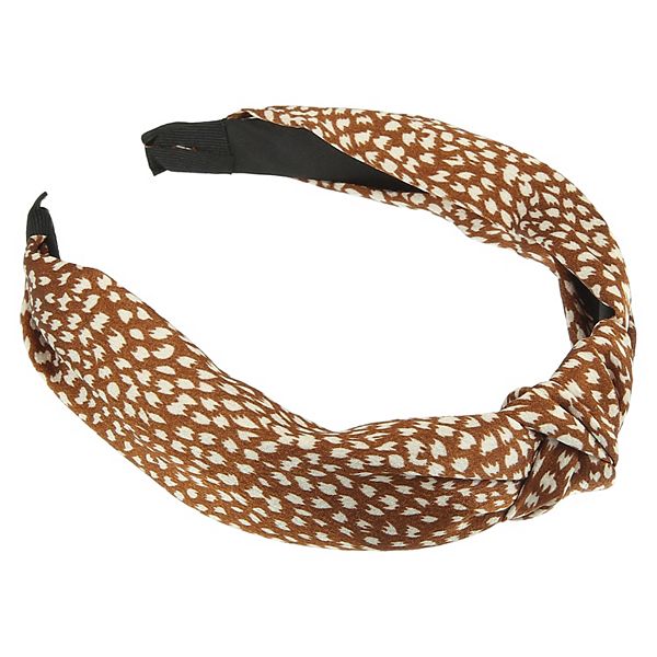 Leopard Headband Top Knot Cheetah Headband Print Headbands For Women