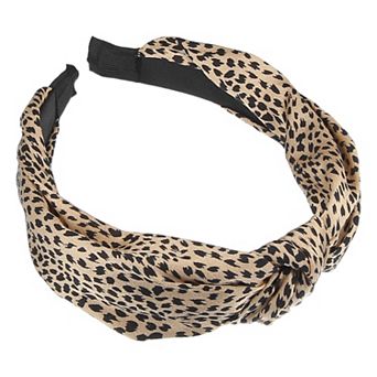 Leopard Headband Top Knot Cheetah Headband Print Headbands For Women