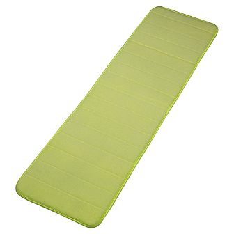 Absorbent Soft Long Washable Non-slip Memory Foam Bath Tub Mat Floor Runner Rug, 16" X 47"