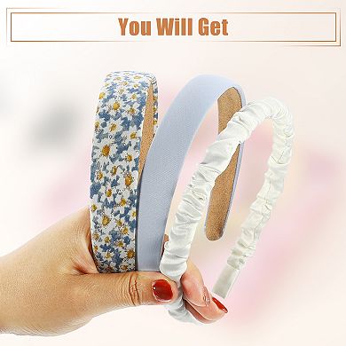 3pcs Fashion Headbands Set Different Designs Headbands For Girl Party Wedding