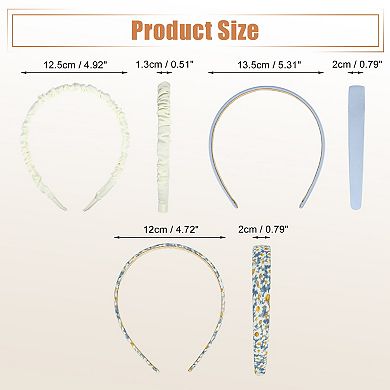 3pcs Fashion Headbands Set Different Designs Headbands For Girl Party Wedding