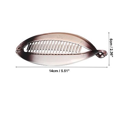 4 Pcs Interlocking Ponytail Banana Clip Hair Accessories