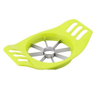 Household Kitchen Plastic Grip Pear Apple Friut Wedger Slicer Corer Cutter Green