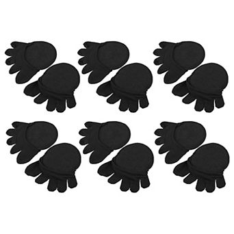 6 Pair Toe Socks Breathable Toe Compression Socks Split Non-Slip Cotton