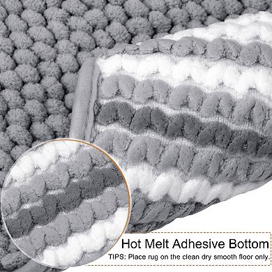 Novelty Anti-slip Bathroom Area Mat Rug, 17" X 24"