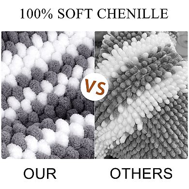 Novelty Anti-slip Bathroom Area Mat Rug, 17" X 24"