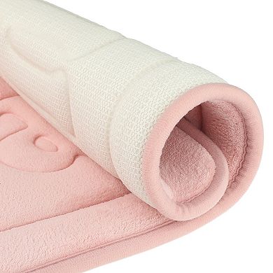 Memory Foam Ultra Soft Non-Slip Water Absorbent Quick Dry Bathroom Mats, 20" x 32"