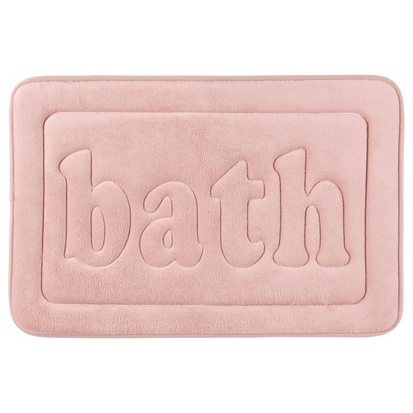 Memory Foam Non Skid Bottom Soft Bath Mat Water Absorbent Quick Dry