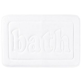 Memory Foam Ultra Soft Non-Slip Water Absorbent Quick Dry Bathroom Mats, 20" x 32"