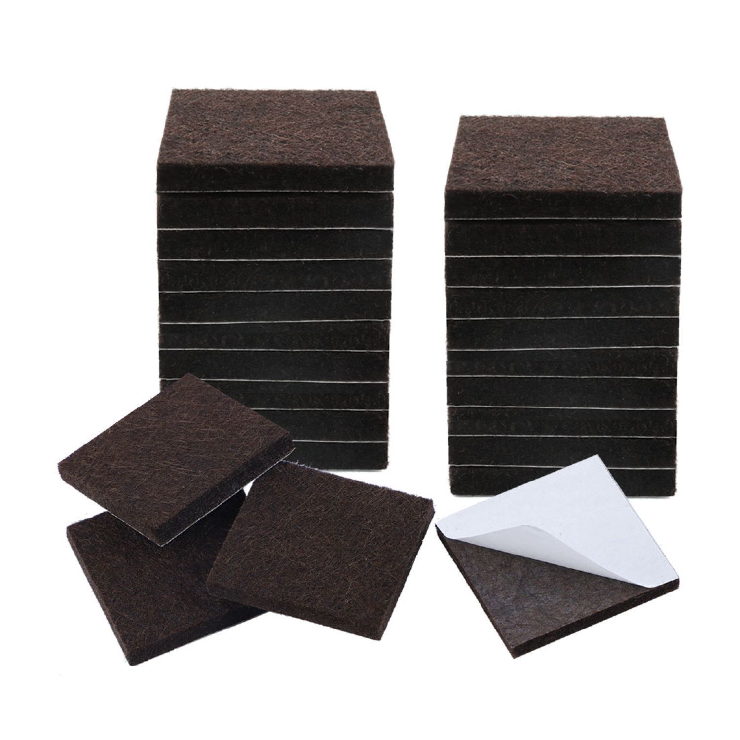 Uxcell Felt Pads Rectangle 5 7/8 x 1/2 Anti-Scratch for Furniture Floor Black 12pcs | Harfington