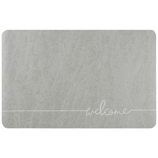 Absorbent Quick Drying Bath Mat Nonslip Floor Rug Rubber Backed For