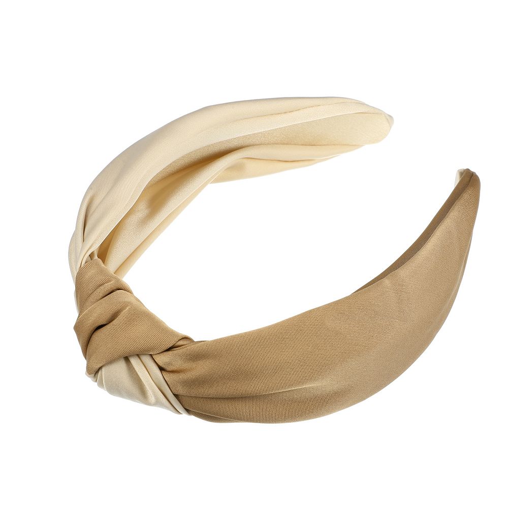 Top Knot Headband For Women Fashion Elastic Wide Hair Hoop 