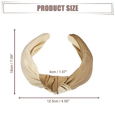 Top Knot Headband For Women Fashion Elastic Wide Hair Hoop  display picture 3