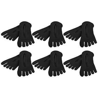 6 Pair Toe Socks Breathable Toe Compression Socks for Women Non-Slip