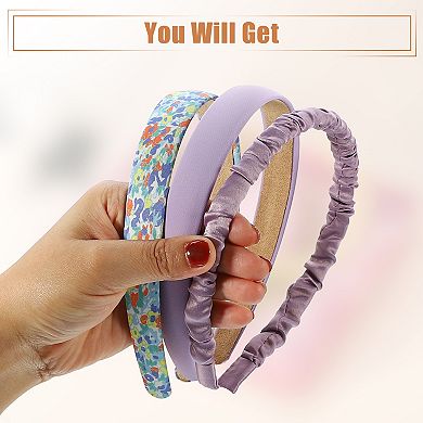 3pcs Fashion Headbands Set Different Designs Headbands For Gril Women Party