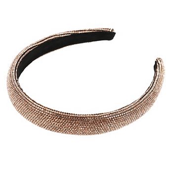 Simplicity Rhinestone Wide-brimmed Headband 5.59"x0.87" For Women