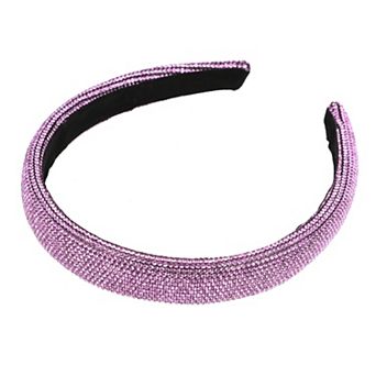 Simplicity Rhinestone Wide-brimmed Headband 5.59"x0.87" For Women