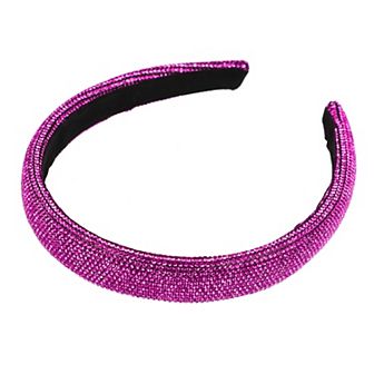 Simplicity Rhinestone Wide-brimmed Headband 5.59"x0.87" For Women