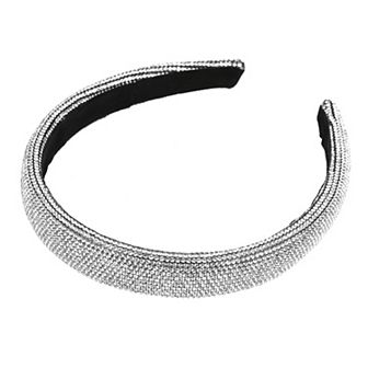 Simplicity Rhinestone Wide-brimmed Headband 5.59"x0.87" For Women