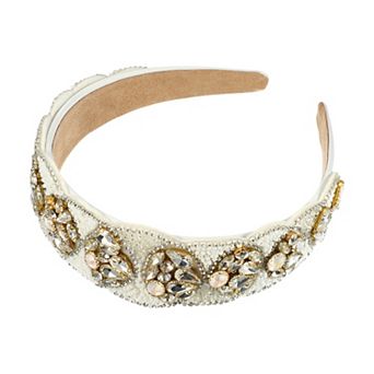 Bling Rhinestone Headband Rhinestone Wide Edge Headband 5.12"x1.89"