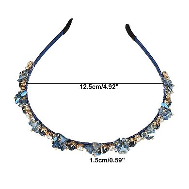 Rhinestone Headband Unspecified Shapes Rhinestone Headband 4.92"x0.59"