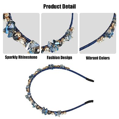 Rhinestone Headband Unspecified Shapes Rhinestone Headband 4.92"x0.59"