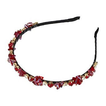 Rhinestone Headband Unspecified Shapes Rhinestone Headband 4.92"x0.59"