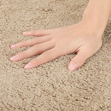 Soft Plush Bath Mats Non Slip Extra Bathroom Mat Quick Dry Anti Skid Shaggy Bath Rugs, 20" X 32"