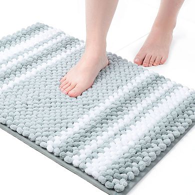 Novelty Anti-slip Bathroom Area Mat Rug, 17" X 24" & 20" X 32"