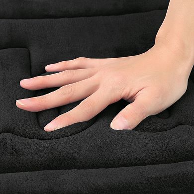 Memory Foam Non Skid Bottom Soft Bath Mat Water Absorbent Quick Dry Bath Carpet Rug, 16" X 24"